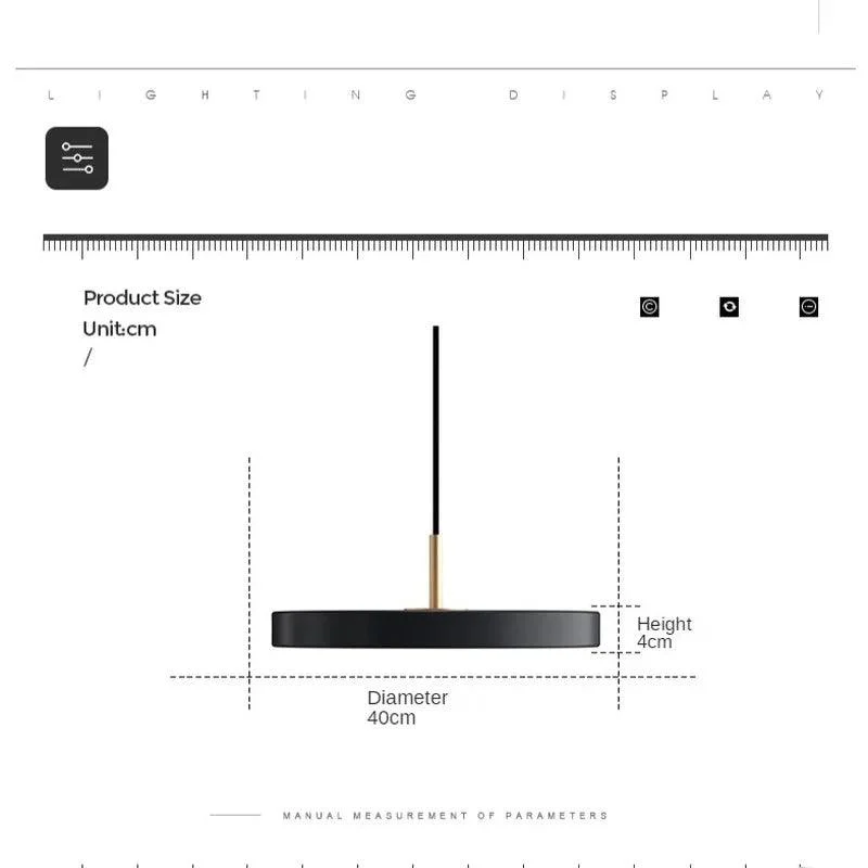 Hanging lamp - OrbLight - UFO Design - Metal LED -  - #tag1#