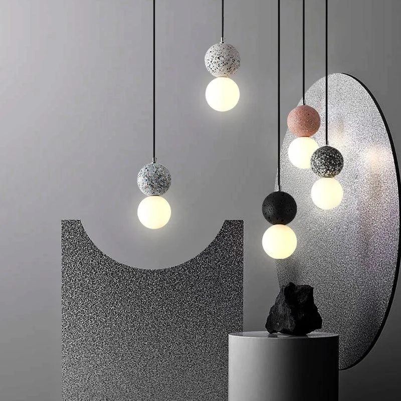 Hanging lamp - Valentina - Modern Design - Glass & LED -  - #tag1#
