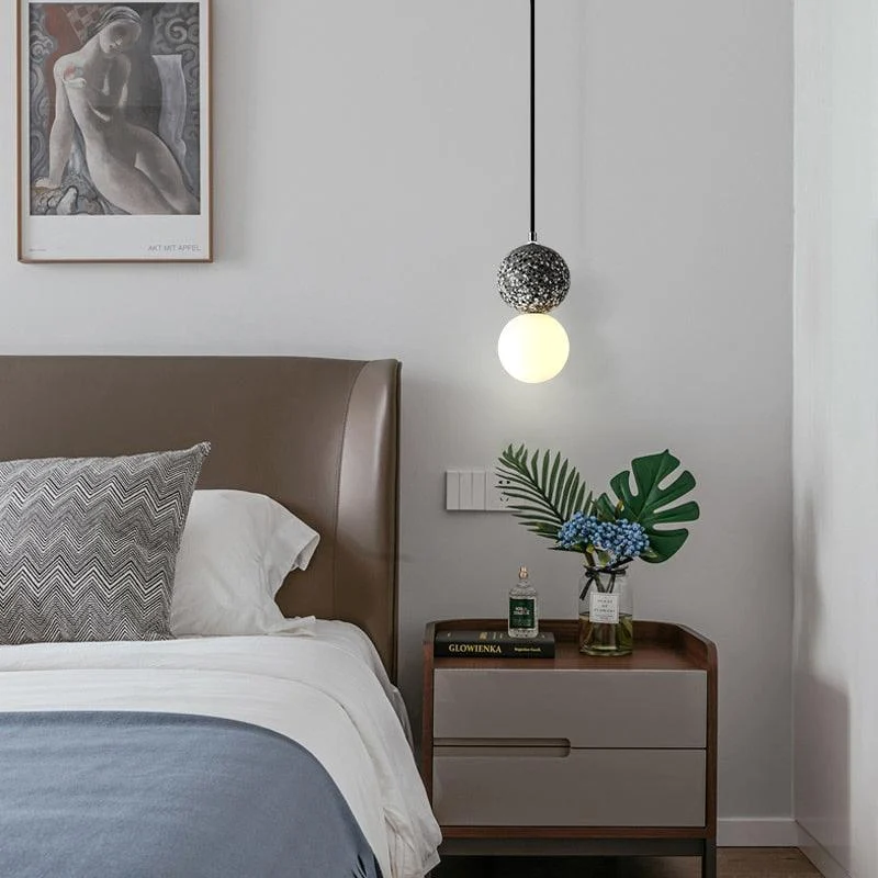 Hanging lamp - Valentina - Modern Design - Glass & LED -  - #tag1#