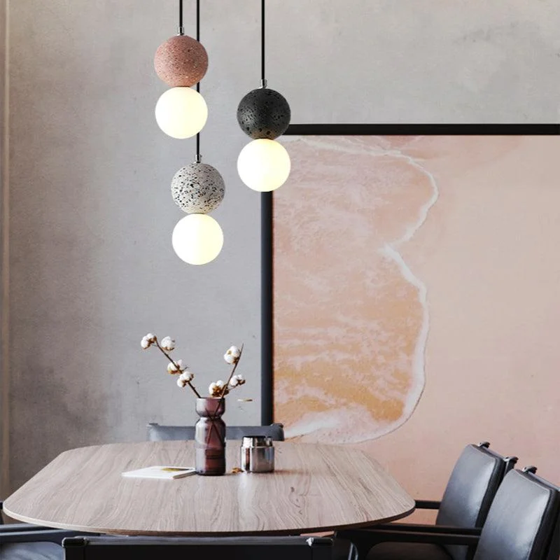 Hanging lamp - Valentina - Modern Design - Glass & LED -  - #tag1#