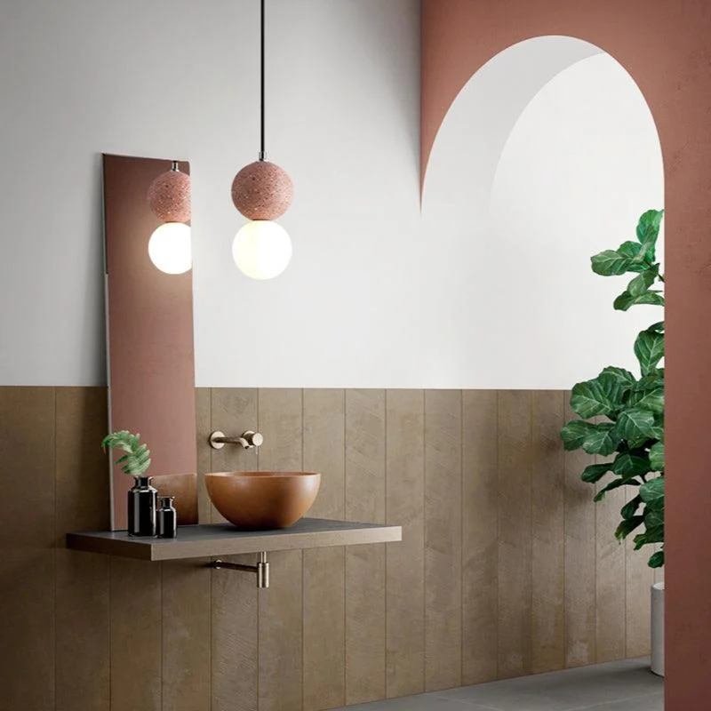 Hanging lamp - Valentina - Modern Design - Glass & LED -  - #tag1#