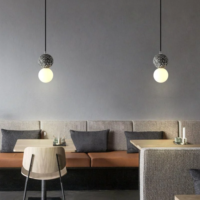 Hanging lamp - Valentina - Modern Design - Glass & LED -  - #tag1#