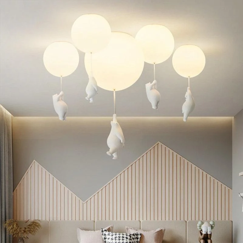 Hanging lamp - WhimsyLight - Bear and balloon - Enchanting design -  - #tag1#