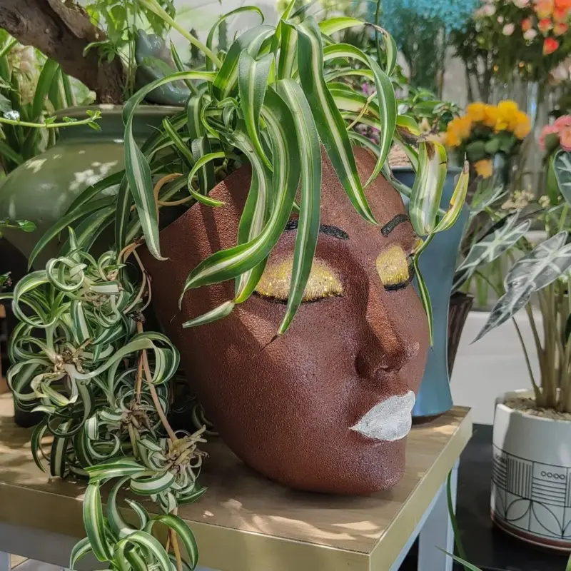 Hanging plant pot Visage tag1