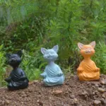 Happy Buddha Cat tag1