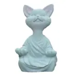 Happy Buddha Cat tag1