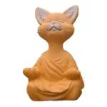 Happy Buddha Cat tag1