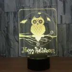Happy Halloween Owl tag1