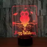Happy Halloween Owl tag1