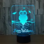 Happy Halloween Owl tag1
