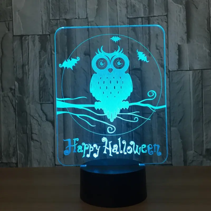 Happy Halloween Owl tag1