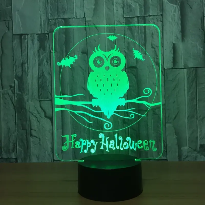 Happy Halloween Owl tag1