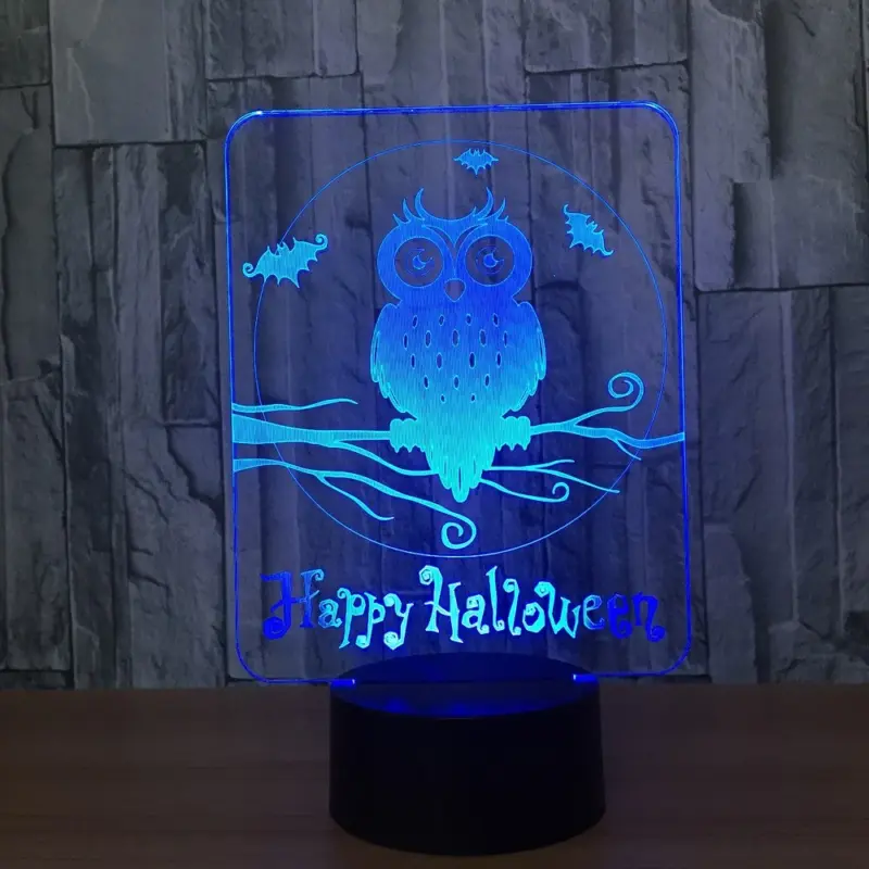 Happy Halloween Owl tag1