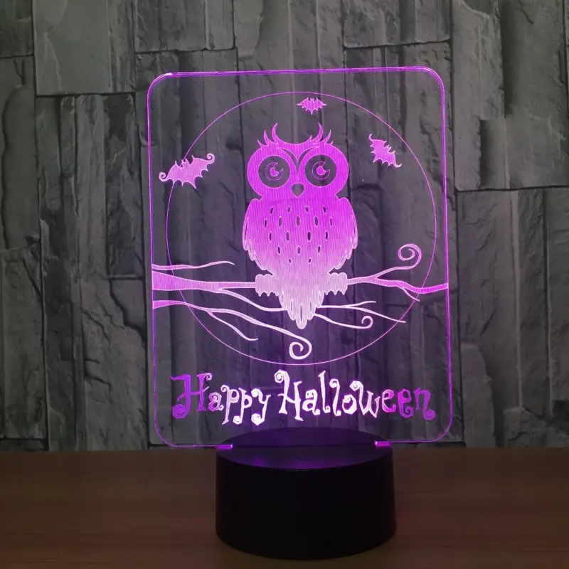 Happy Halloween Owl tag1