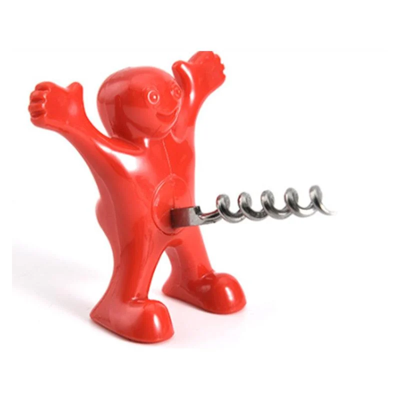 Happy Man Corkscrew - Bottle Opener, & Wine Stopper -  - #tag1#