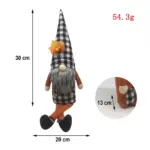 Harvest Festival Long Feet Faceless Maple Leaf Sunflower Gnomes tag1