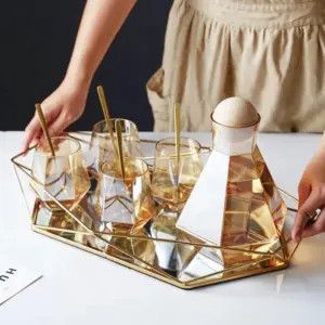Polygon Glass Tray