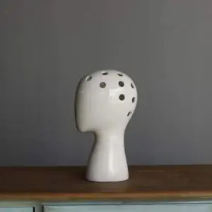 Head Shaped Flower Vase