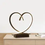 HeartWood Wooden Bedside Table with Heart Shaped Detail tag1