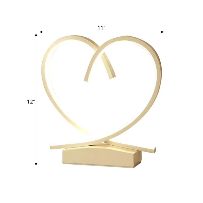 HeartWood - Wooden Bedside Table with Heart-Shaped Detail -  - #tag1#