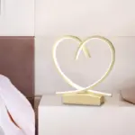 HeartWood Wooden Bedside Table with Heart Shaped Detail tag1