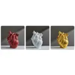 Heart Dry Plant Art Vase