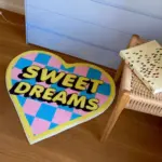 Heart Shaped Soft Fluffy Rug tag1