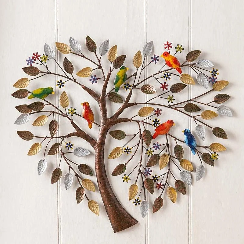 Heart Shaped Tree of Life - 3D Acrylic Wall Art Decor -  - #tag1#