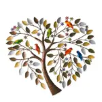 Heart Shaped Tree of Life 3D Acrylic Wall Art Decor tag1