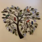 Heart Shaped Tree of Life 3D Acrylic Wall Art Decor tag1