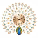 Heat Chinese Creative Simple Modern Home Clock 3D Peacock Wall Clock Living Room Mute Clock Fashion b9f087f0 b49b 4bf2 97f3 7e312a0f34ea