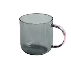 Heat Resistant Borosilicate Glass Coffee Mug