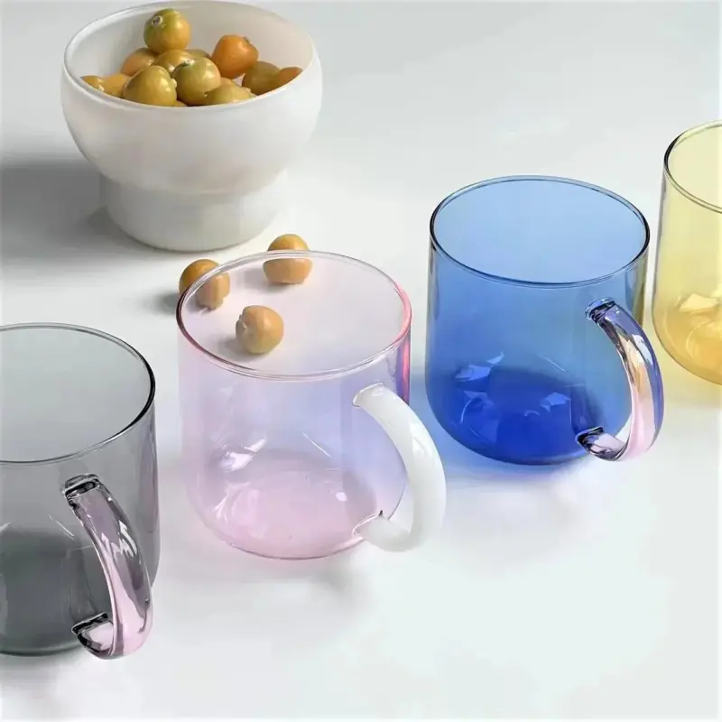 Heat Resistant Borosilicate Glass Coffee Mug tag1