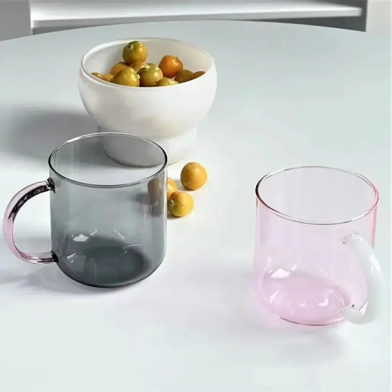 Heat Resistant Borosilicate Glass Coffee Mug tag1
