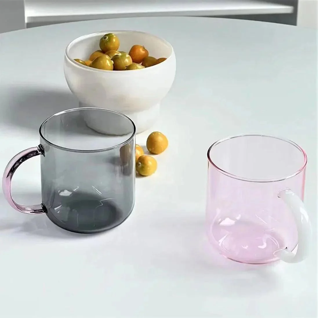 Heat Resistant Borosilicate Glass Coffee Mug -  - #tag1#