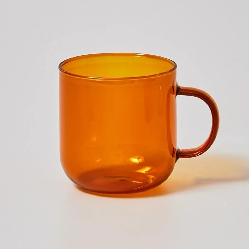 Heat Resistant Coloured Glass Coffee Cup -  - #tag1#