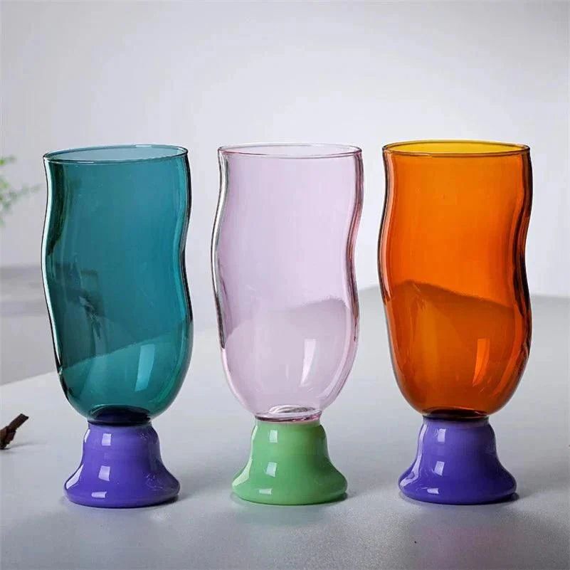 Heat Resistant Coloured Wave Glass -  - #tag1#