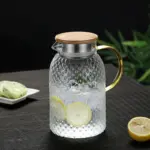 Heatproof_Stippled_Glass_Jug_-_-4202475 Heatproof Stippled Glass Jug