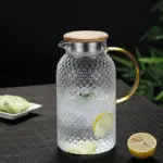 Heatproof_Stippled_Glass_Jug_-_-4202481 Heatproof Stippled Glass Jug