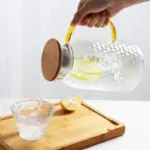 Heatproof_Stippled_Glass_Jug_-_-4202493 Heatproof Stippled Glass Jug