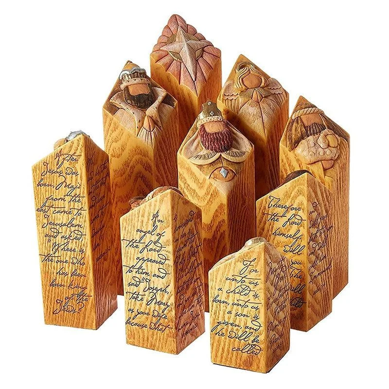 Heaven Nativity Tree Pillar Statues -  - #tag1#
