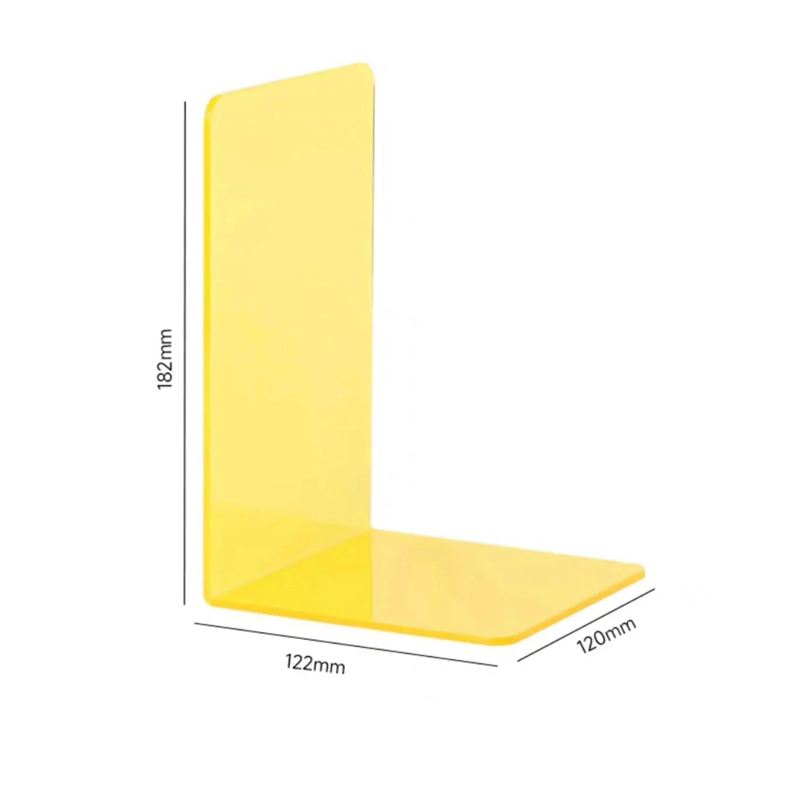 Heavy Duty Acrylic Bookends -  - #tag1#