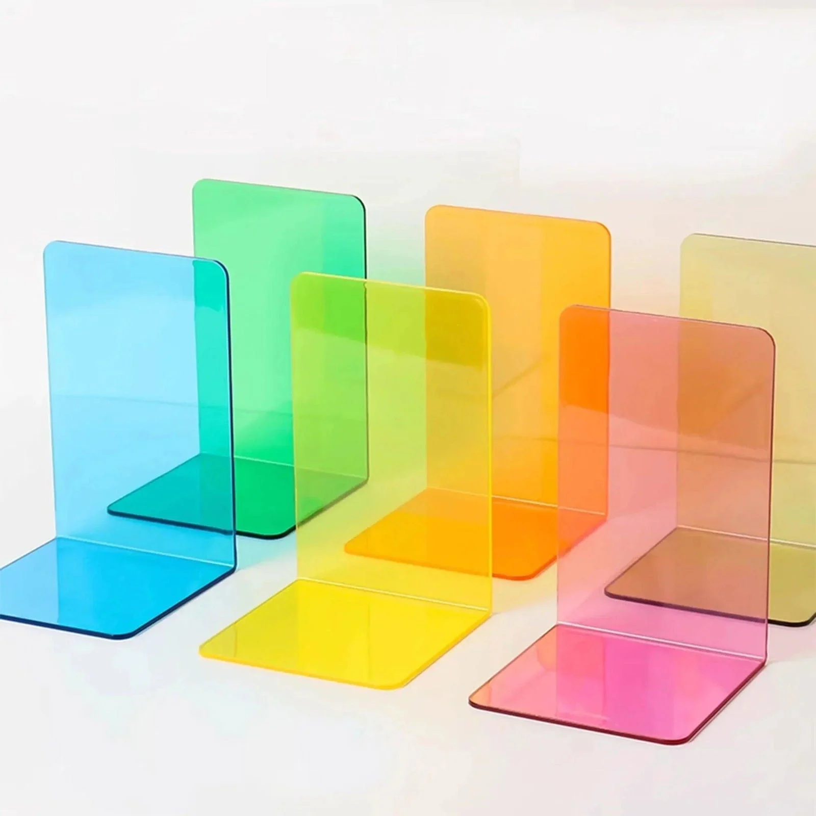 Heavy Duty Acrylic Bookends -  - #tag1#
