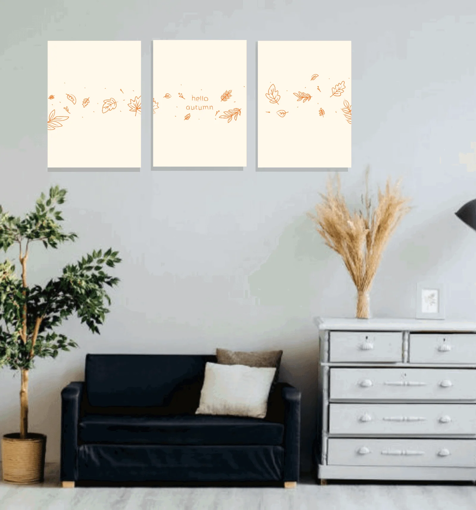 Hello Autumn Canvas -  - #tag1#