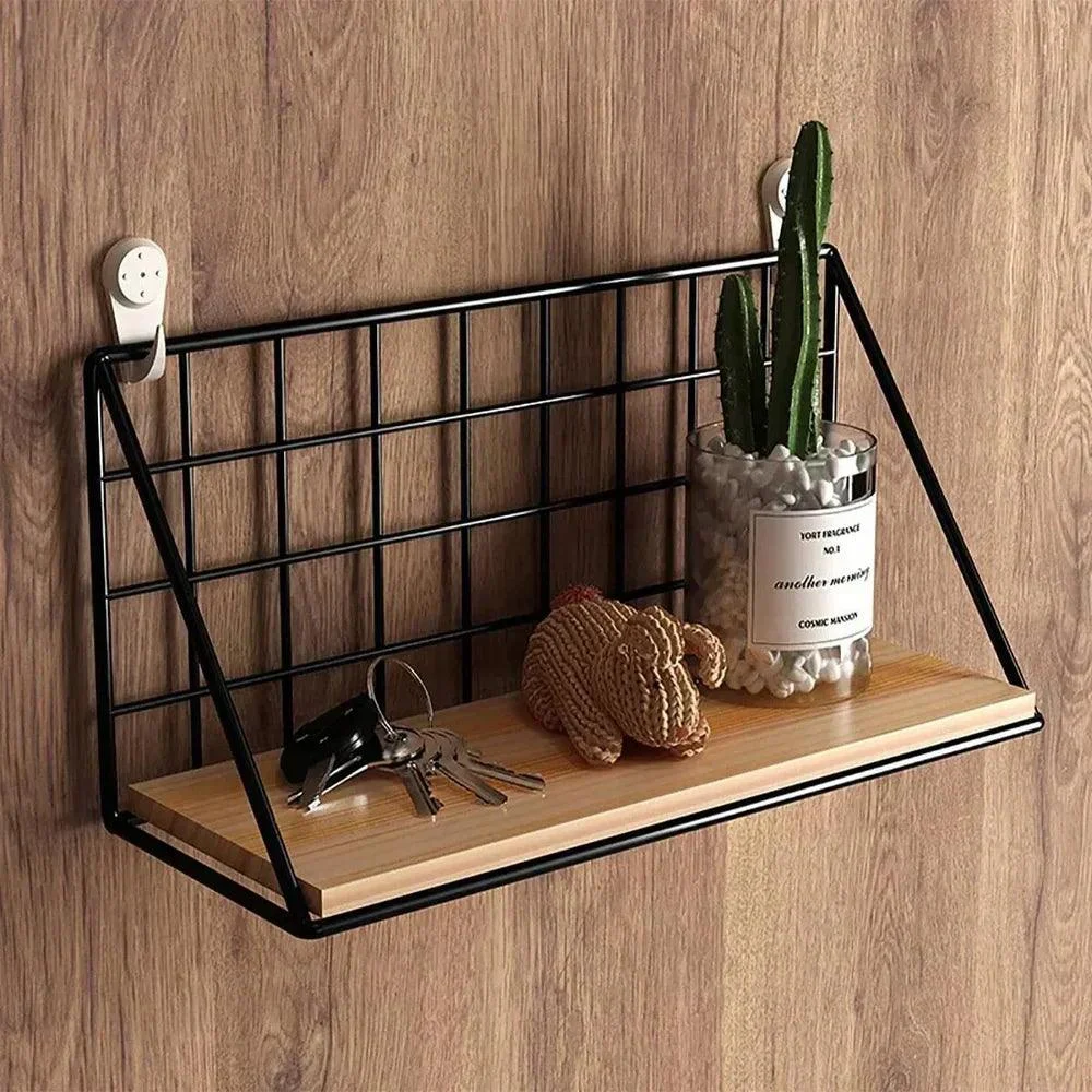 HempHaven™ | Creative & Modern Wooden Wall Shelf -  - #tag1#
