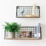 HempHaven Creative Modern Wooden Wall Shelf tag1