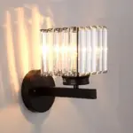 Herbert Modern LED Wall Lamp Indoor Black Bedroom Crystal Metal tag1