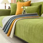 Herringbone Chenille Fabric Furniture Protector Sofa Cover tag1