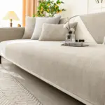 Herringbone Chenille Fabric Furniture Protector Sofa Cover tag1