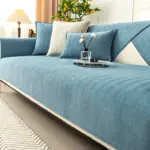 Herringbone Chenille Fabric Furniture Protector Sofa Cover tag1
